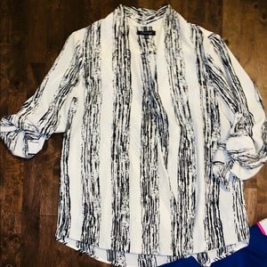 Black & White blouse